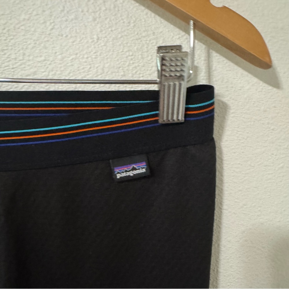 Patagonia Capilene Midweight Bottoms Black Base Layer Pants Gorpcore Outdoor-M - Picture 5 of 10